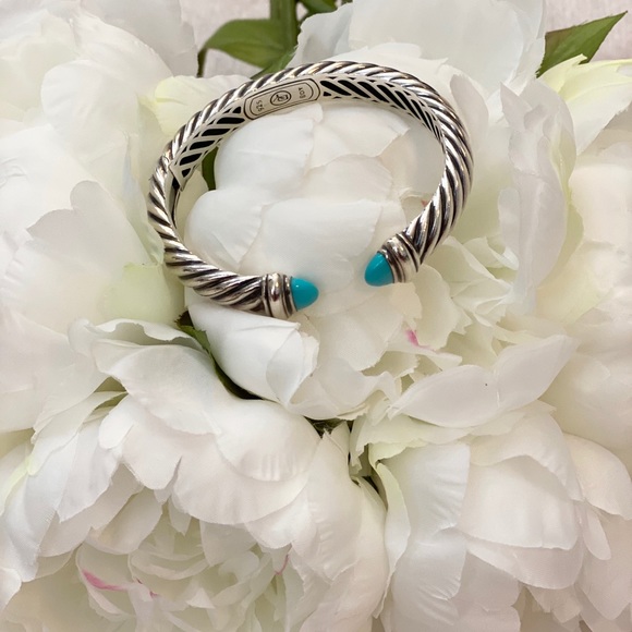 David Yurman cable bracelet Turquoise